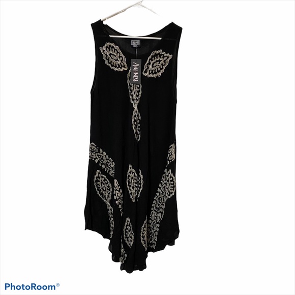 highness Other - Swim cover up Fancy Embroidered cruise travel NWT